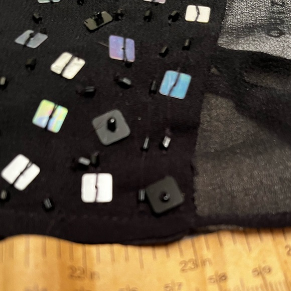 ✨💫 QUIZ Shiny Beaded Crop Top - size UK14 (FAIR) - Picture 16 of 16